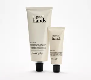 philosophy in good hands restorative hand cream 4oz & 1oz set