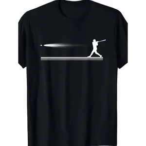 Baseball Apparel, Sports Men's Casual T-Shirts, Cotton Short-Sleeved, Comfortable And Fitted Men's T-Shirts, 220g