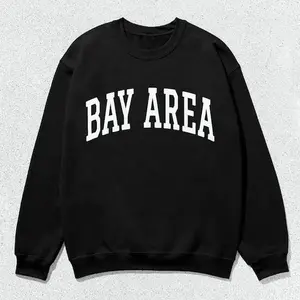 Bay Area Sweatshirt Collegiate Crewneck Sweater Unisex Hoodied Ultra-Soft Cotton Sweaters Hoodied Unisex Fleece Hoodie