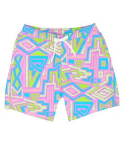 Retro Ride Stretch Swim Trunks - 7.5" Inseam