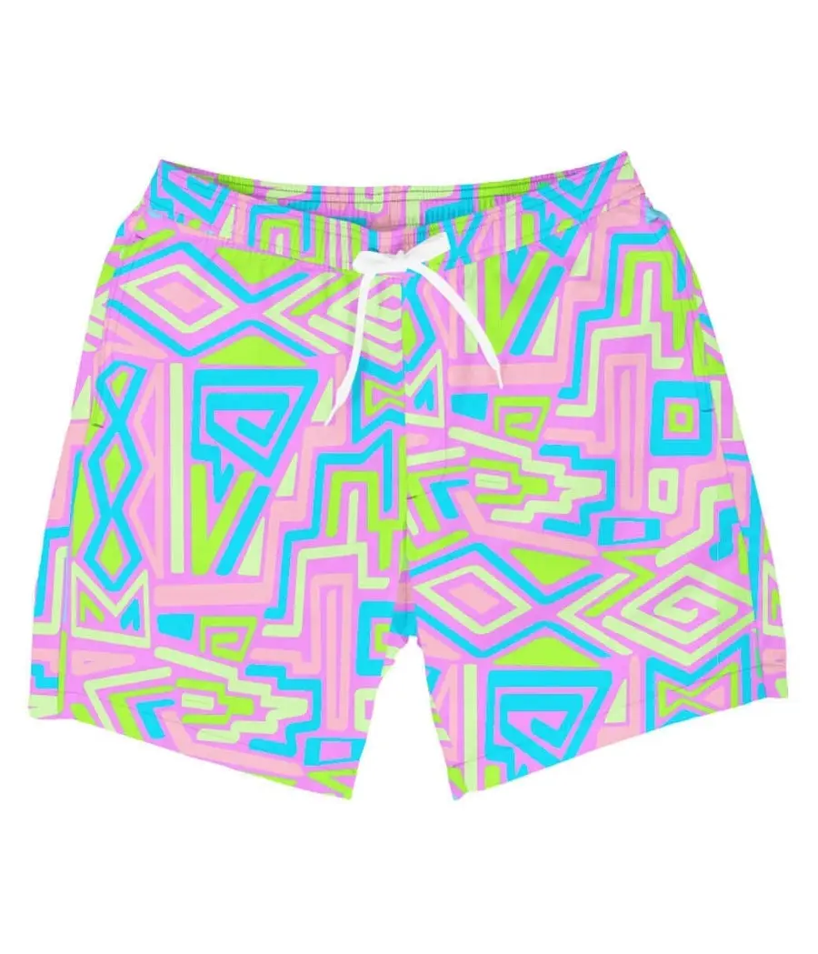 Retro Ride Stretch Swim Trunks - 7.5" Inseam