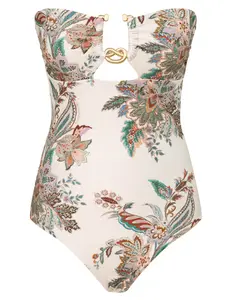 Zimmermann Rhiannon Knot Trim One Piece Swimsuit