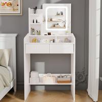 Square Mirror - White