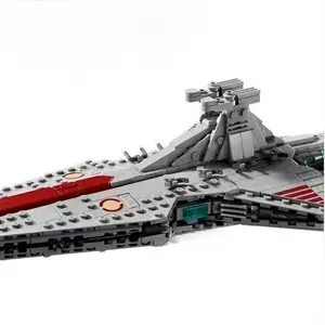 2026 New Space Battleship Building Block Model, DIY Starship Construction , Perfect Holiday & Birthday Gift Color