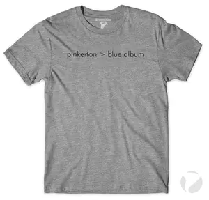 Pinkerton is Better Vintage Style T-Shirt - Pinkerton Blue Album Design Hand Screen Printed in Pennsylvania Premium Fit Poly Softspun Cotton Blend Unisex
