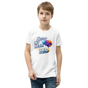 Youth "Sorry, My Brain Runs In HD" Short Sleeve T-Shirt