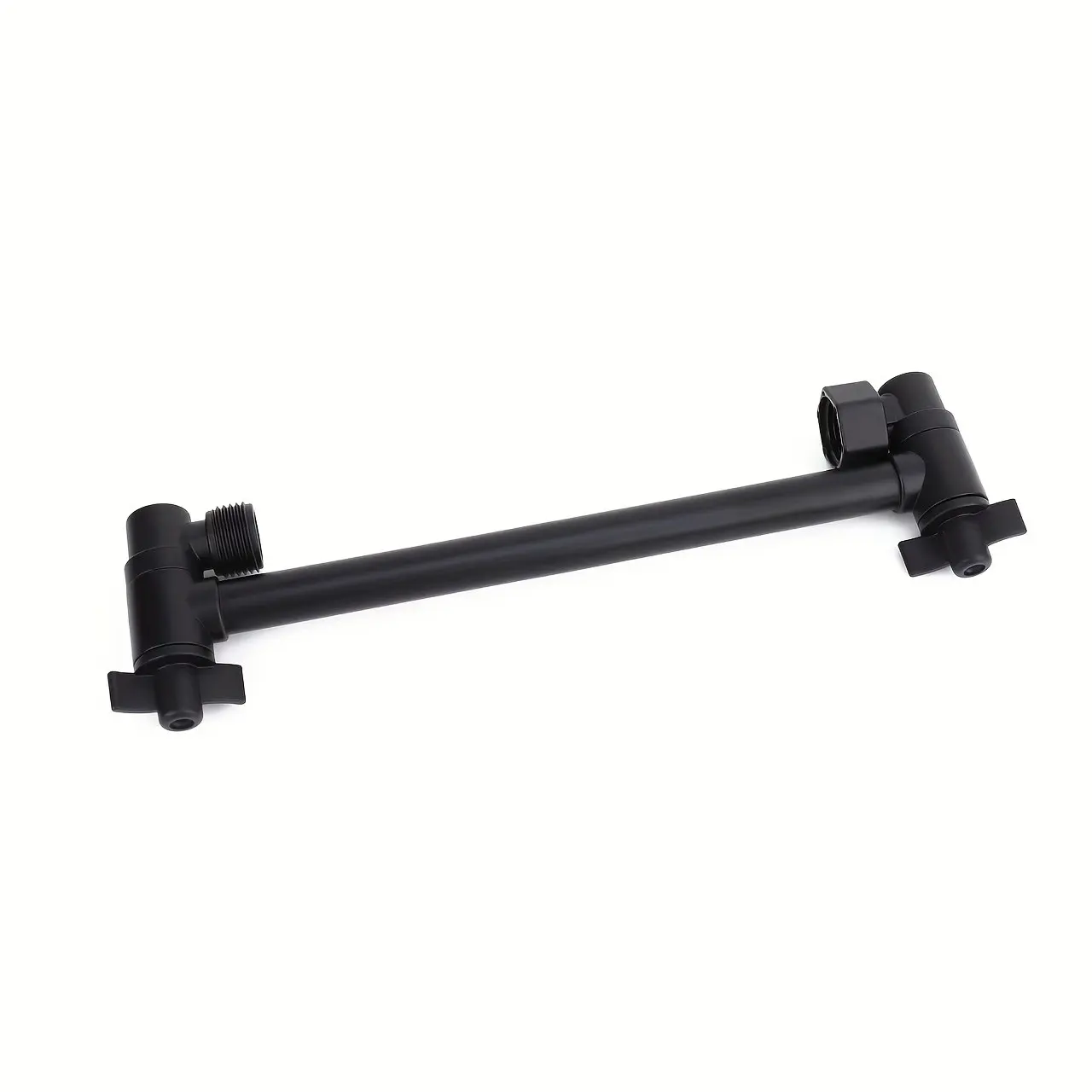An Adjustable Extension Arm for Shower Heads, Measuring 11 Inches, Allows You to Raise Rain And Fixed Shower Heads to Your Preferred Height And Angle. It Features a G1/2 Connection with a Locking Joint, Finished in Electroplated Black
