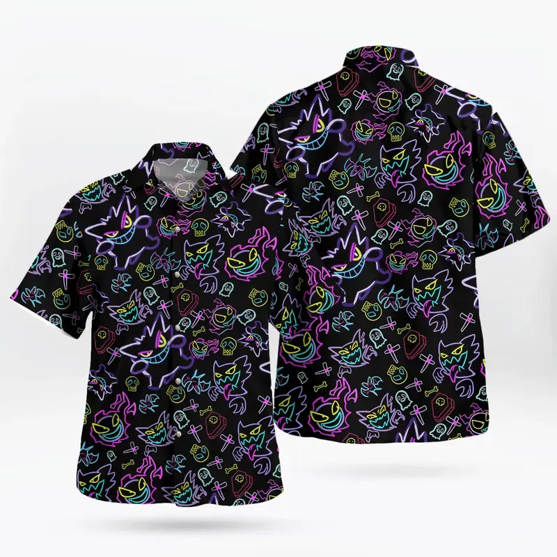 2026 Hot Hawaiian PKM Fresh Summer – Youthful – Bold with the Dragonite Aloha Pattern Hawaiian Shirt