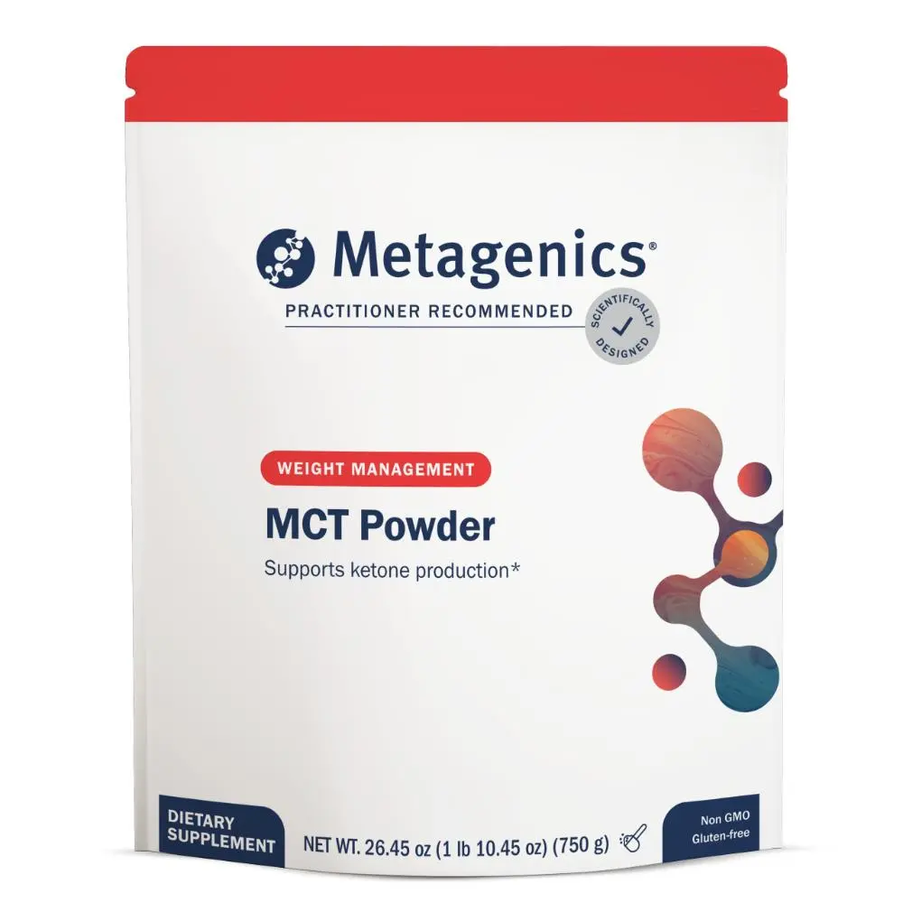Metagenics MCT Powder - 10 g Medium Chain Triglycerides from Coconut per Serving - Supports Energy, Satiety & Keto Friendly Fuel - Unflavored, Mixes Easily - Non-GMO, Gluten Free - Powder