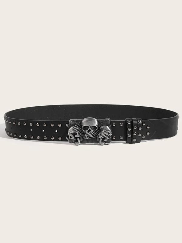 1pc New Belts For Women High Quality Luxury Brand Punk Goth Rivet Black Jeans Unisex Men Belt Paw Skull Buckle Waistband Man Punk Style Belt 1pc New Belts For Women High Quality Luxury Brand Punk Goth Rivet Black Jeans Unisex Men Belt Paw Skull Buckle Waistband Man Punk Style Belt