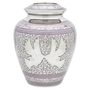 Purple Loving Doves Adult Urn