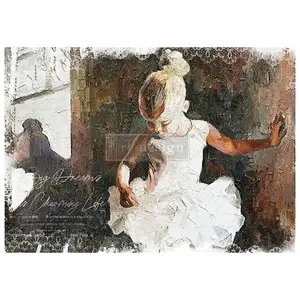 Redesign With Prima A1 Decoupage Rice Paper (Mulberry Tissue Paper) - Dancer 23.4"X33.1" 655350653767