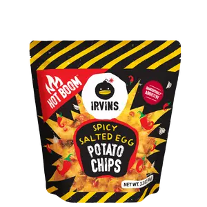 Hot Boom Spicy Salted Egg Potato Chips (3.3 oz) Hot Boom Spicy Salted Egg Potato Chips (3.3 oz)