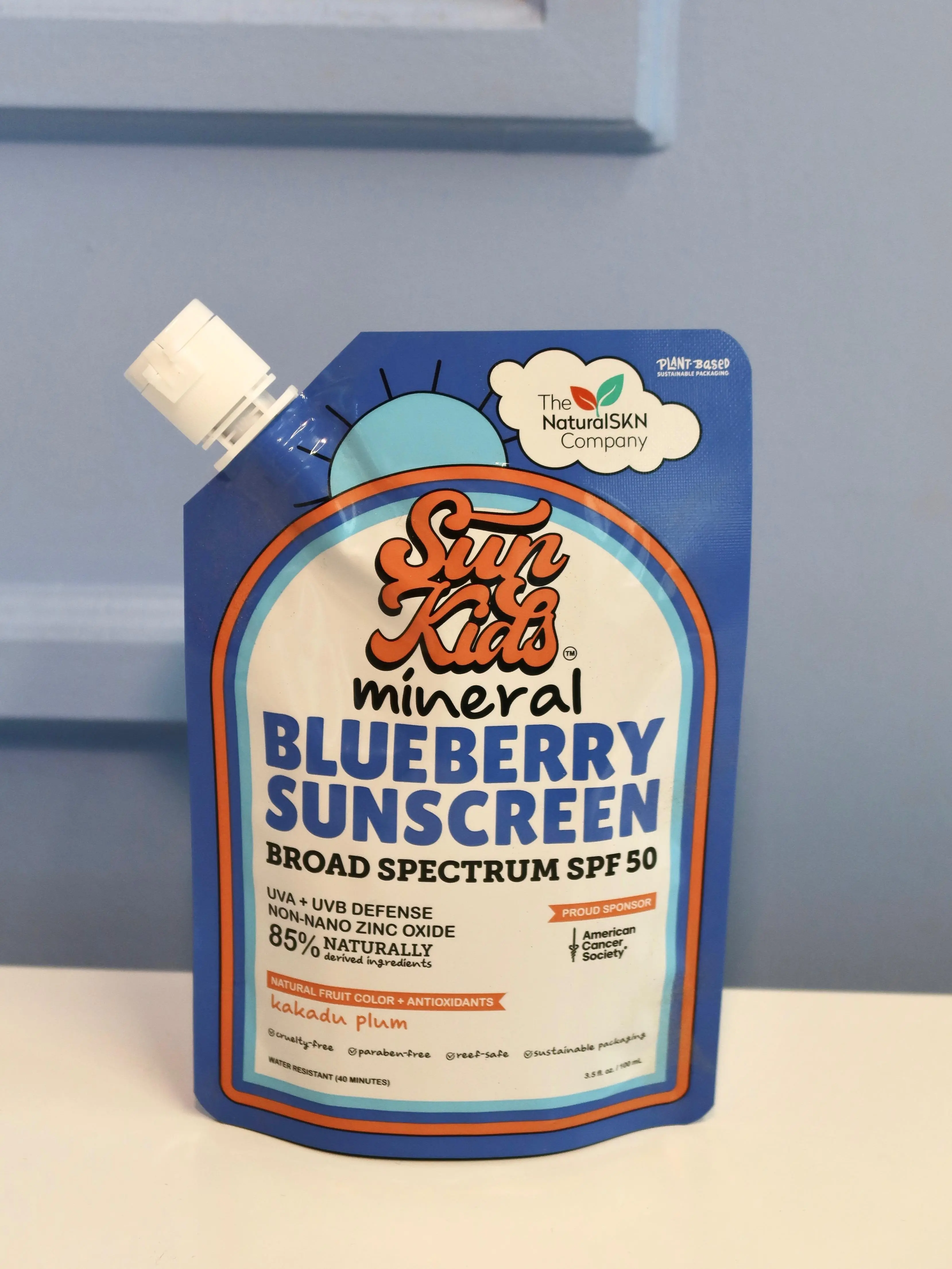 Blueberry SPF 50 mineral sunscreen
