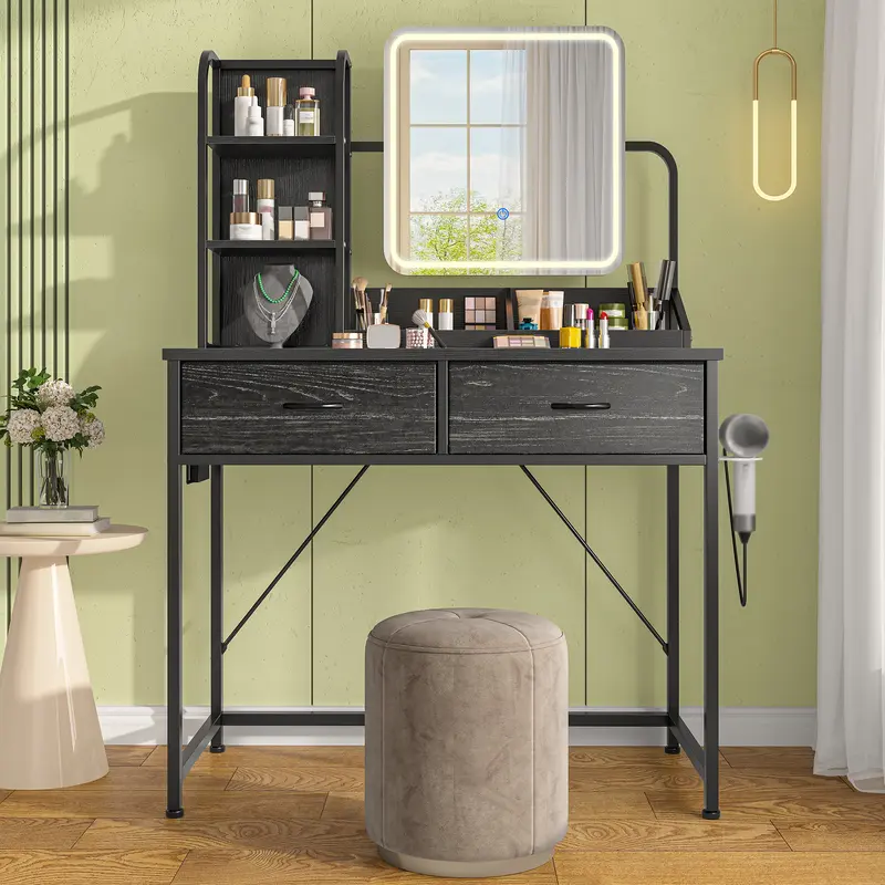 malm dressing table Clear Acrylic Dividers Set for The MALM dressing table by IKEA is a versatile piece that doubles as a desk or a stylish storage solution Vanity Set Makeup Vanity With