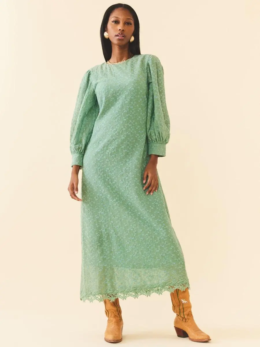 Marina Dress - Bermuda Green