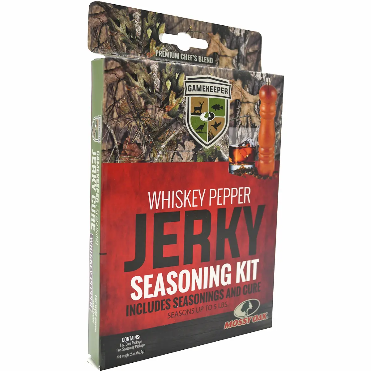 Game Keeper Whiskey Pepper Jerky Seasoning Kit, Natural Flavor Cooking Spice for Meat Spicing