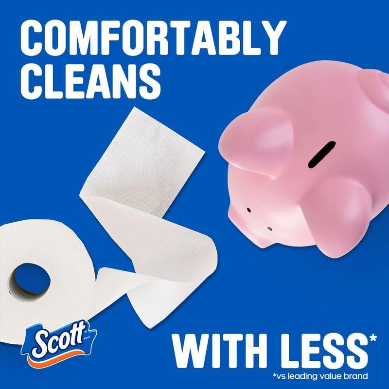 ComfortPlus Toilet Paper 12 Double Rolls 231 Sheets per Roll 1-Ply Septic-Safe 3x Thicker 4x Stronger Softness & Strength