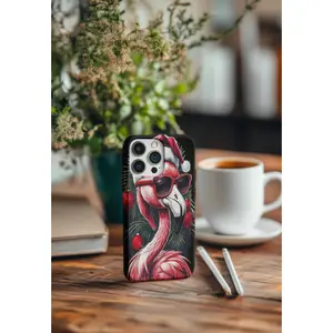 Festive Flamingo Holiday Phone Case