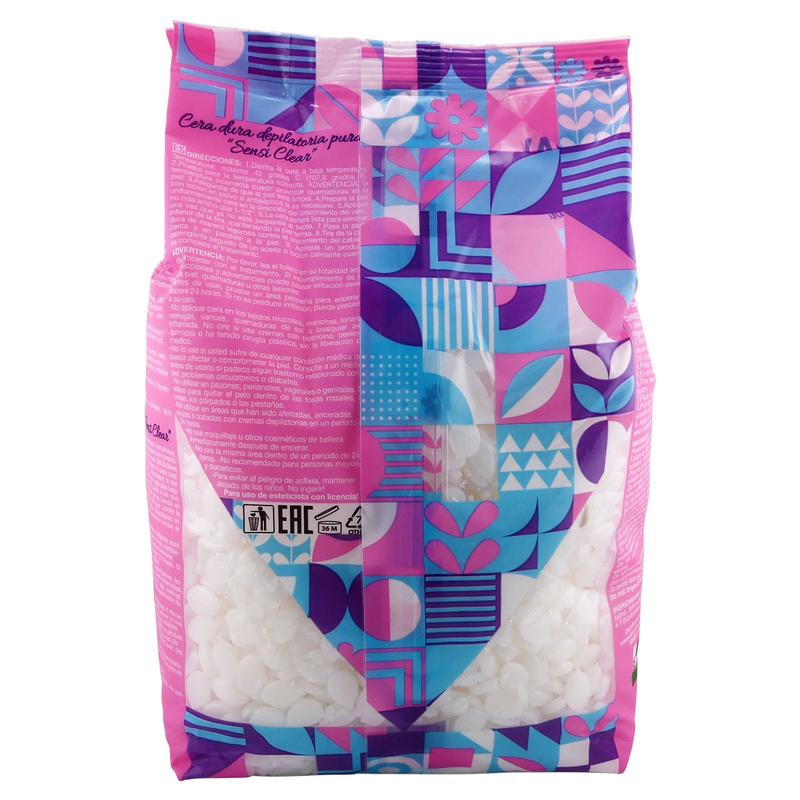 Waxness RUSSIAN PEARL and SENSI CLEAR Rosin Free Hard Wax Beads 2.2 lb / 1 kg Pack of 2 - For Hair Removal - Rosin Free - Made in Italy