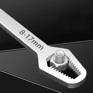Stainless Steel Self-tightening Adjustable Double-endedWrench - Multi-functional Portable Household Hand Tool | ForHome Repairs, Daily Maintenance & Small Fixes