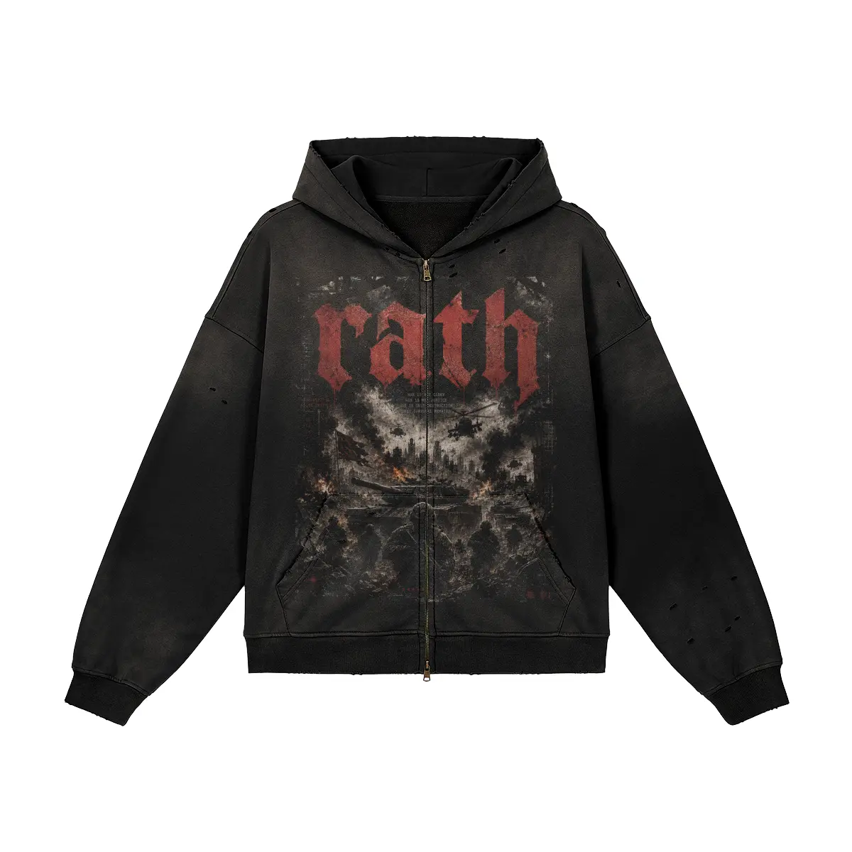 Rath Zip Up "WAR"