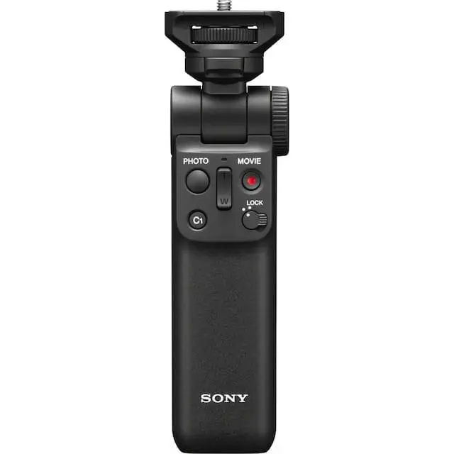 Refurbished - Sony - Wi-Fi Bluetooth Remote with Shooting Grip - Black
