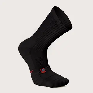 Crease Beast Pocket Socks for Crease Protector inserts - Black - 1 Pair - Extra Cushioned Heel. Memory Foam Inserts Not Included.