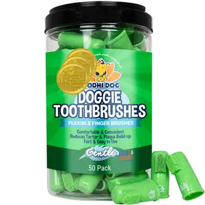 Bodhi Dog Finger Toothbrush for Dogs & Cats | Soft & Flexible Silicone Bristles for Pet Dental Care