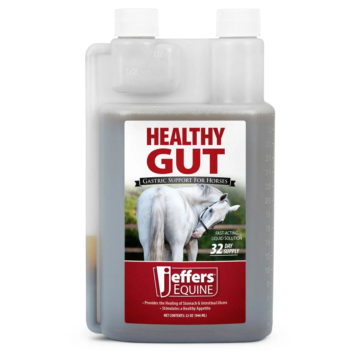 Jeffers Healthy Gut Gastric Support Liquid Supplement for Horses Jeffers Healthy Gut Gastric Support Liquid Supplement for Horses
