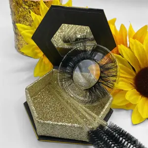 Bee Flirty Fluffy Mink Eyelash Strip Extensions - 5D Strip for Dramatic Look - Eyelash Extension