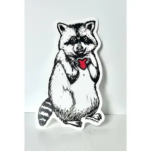 Lacy Hale - Raccoon Stickers