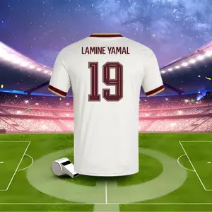 2026 White Away Team Yamal No. 19 Exclusive Jersey