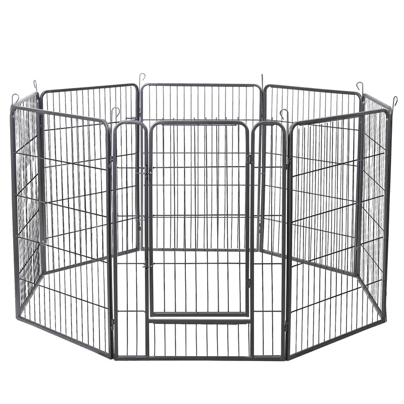 SuperDeal Pets 40-Inch Foldable 8-Panel Dog Playpen - Exercise Fence for Pets
