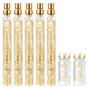 Collagen Facial Serum & Thread Set, 2 Counts Absorbable Threads & 5 Counts Facial Serum, Firming Facial Filler, Skin Care Product for Women & Men