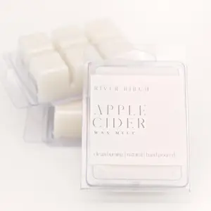 River Birch Apple Cider Soy Wax Melt - Hand Poured in Dallas Texas - Clean Burning Natural Wax Cubes - 10-15 Hours Burn Time