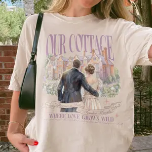 Our Cottage Hoodie, Bridgerton Regency Romance Inspired, Benedict and Sophie, Bookish Gift, Booklover Tshirt