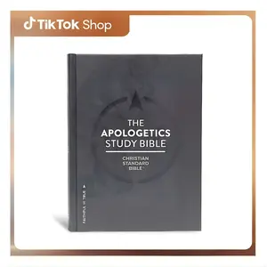 CSB Apologetics Study Bible, Gray Hardcover, Black Letter, Black Letter, Defend Your Faith, Study Notes and Commentary, Articles, Profiles, Full-Color Maps, Easy-to-Read Bible Serif Type --  CSB Bibles by Holman - Hardcover