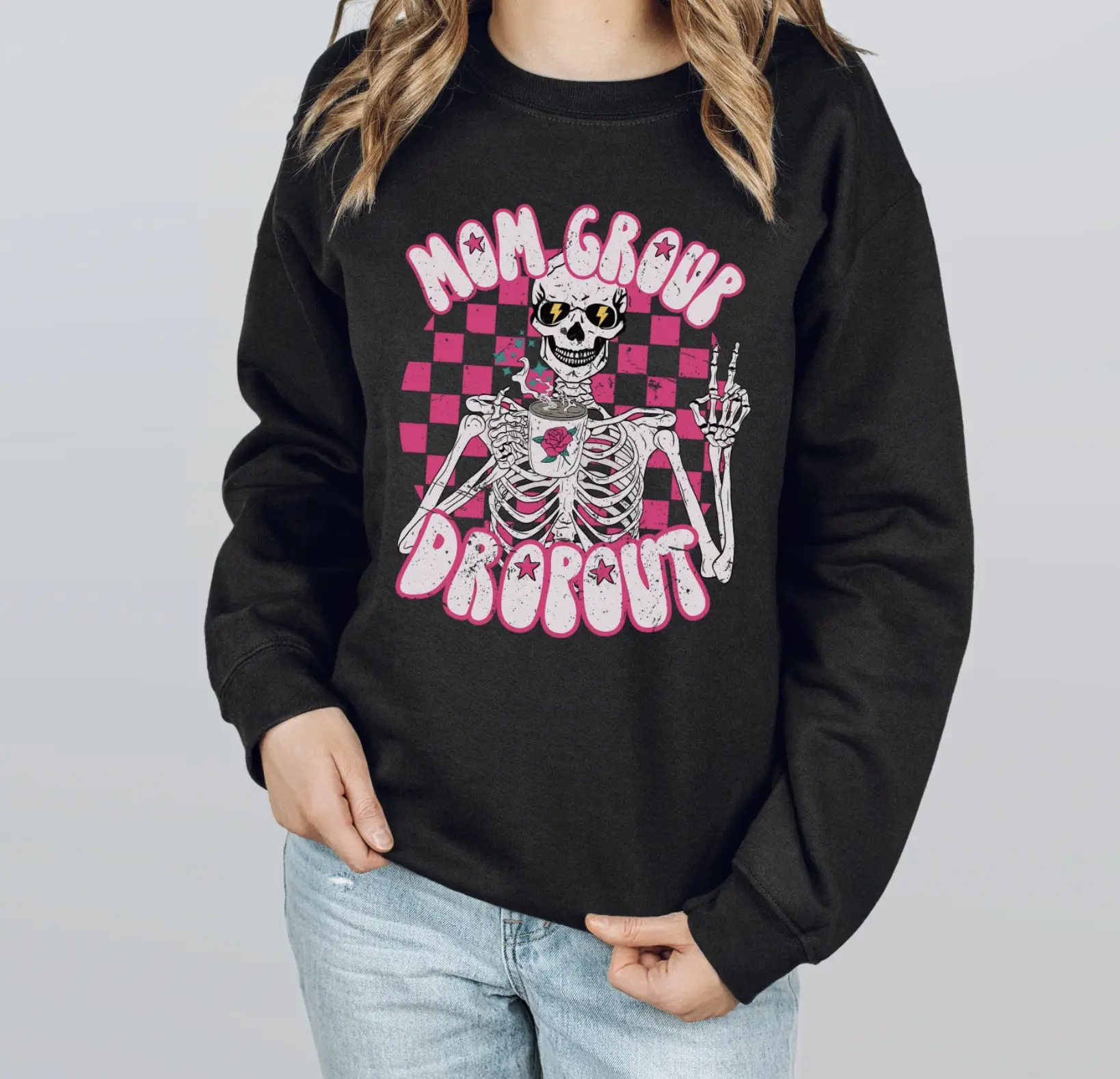 Mom Group Dropout Unisex Crewneck Sweatshirt