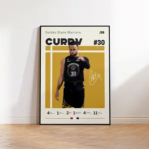 Stephen Curry Poster, Golden State Warriors Poster, Gift For Stephen Curry Fan, NBA Poster, Sports Poster, NBA Fans, Basketball Gift