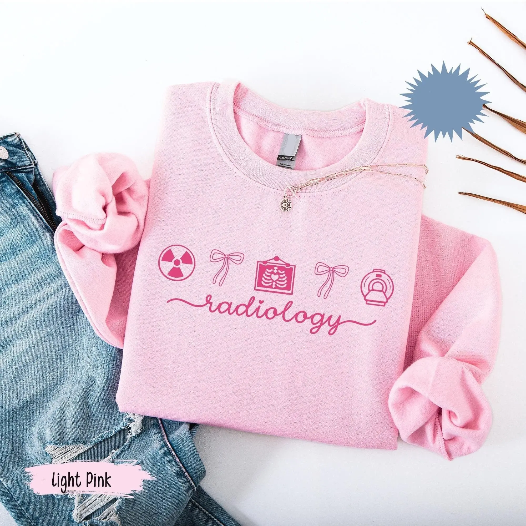 Radiology Department T-Shirt & Sweatshirt, Cute Rad Tech Crewneck, Xray Technologist Clothing, Radiology Graduation Gift, Radiology Student Gift