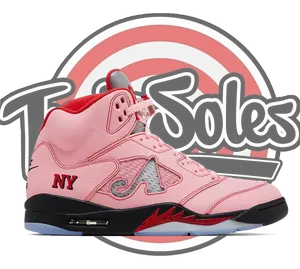 Artic Pink Awake New York x Jordan Retro 5