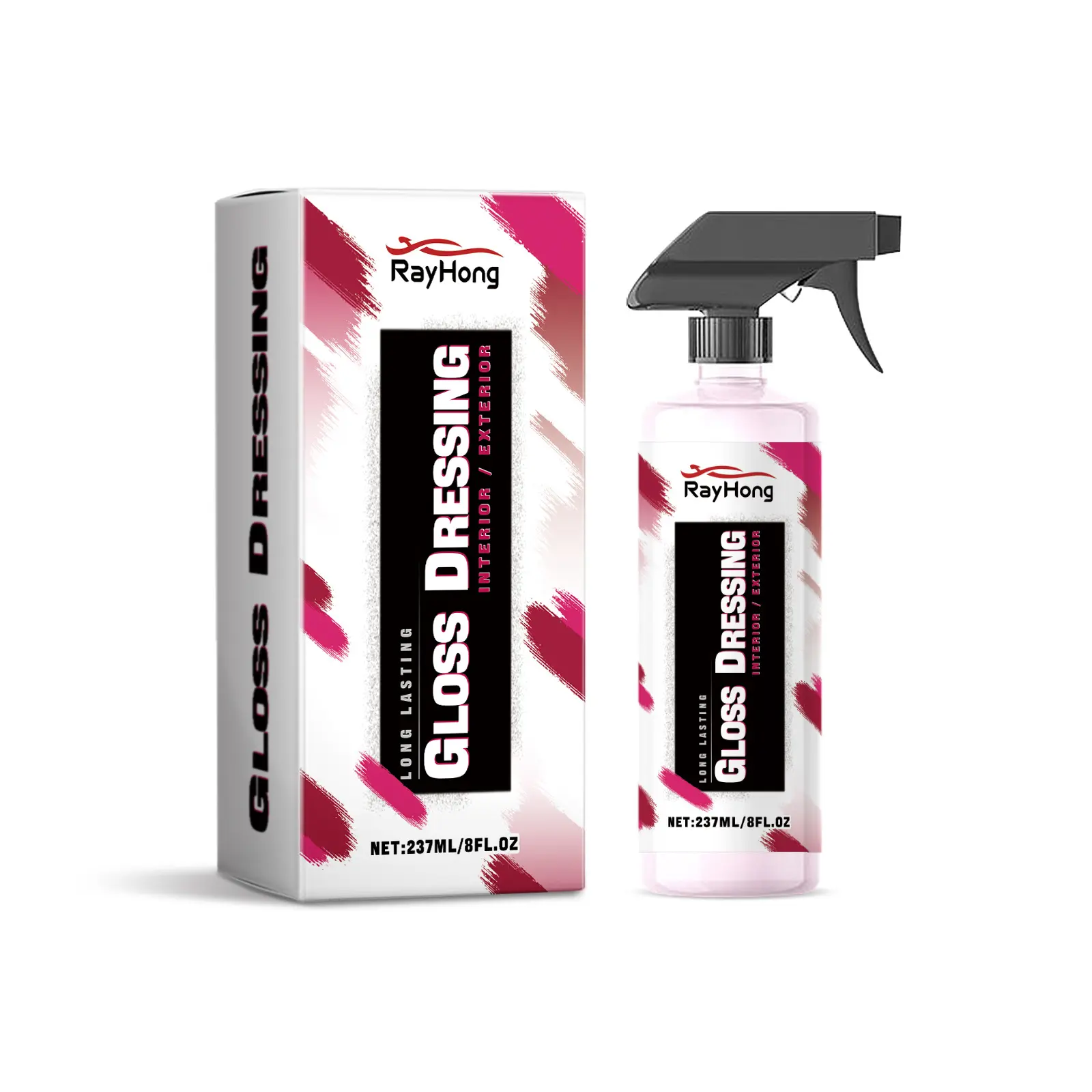 RAYHONG Gloss Dressing 237ML - Gloss Finish for Car Cleaning & Restoring - Effective at Removing Oxide Layer & Fine Scratches - Liquid Formula
