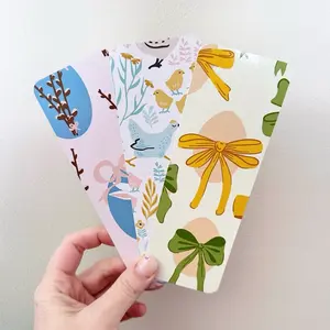 Easter Spring Bookmarks | Bookish Merch | Decorative Bookmark cardstock bookmark