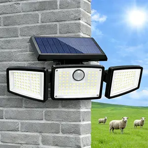 New 2 Pack Outdoor LED Ultra-Bright Rechargeable Motion Sensor Solar Lights IP65 Waterproof Security Lamp,TikTokShopBlackFriday,outdoor wall light,flood lights,Dusk-to-Dawn Adjustable LED Night Lights