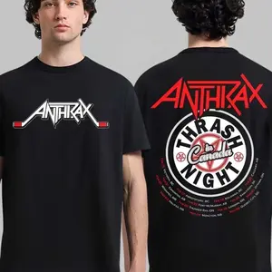 Anthrax Canada Tour 2026 Thrash Night In Canada Two Sided T-Shirt