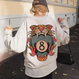 Lucky Leopard 2-side Sweatshirt, Traditional Tattoo 8 Ball Shirts, Grunge Streetwear Lucky Me Yallternative Aesthetic Hoodie, Vintage Western Crewneck, Religious Christian Mom, Trendy Faith-Based, Women's Grace Apparel, Bible Verse t-shirt