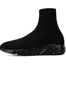 Women's Casual Sneakers, Textile Upper, Eva Sole, Breathable Mid-Calf, Slip-On, All-Season, Fashionable & Versatile, Lightweight