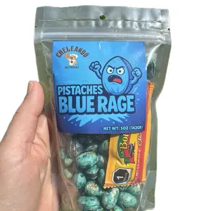 Pistaches BLUE RAGE (blue heat) by Cheleando | 140g | Blue Pistachios | snack