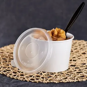 [500 ct] 32 oz Food Container Lids | PP | 115 mm